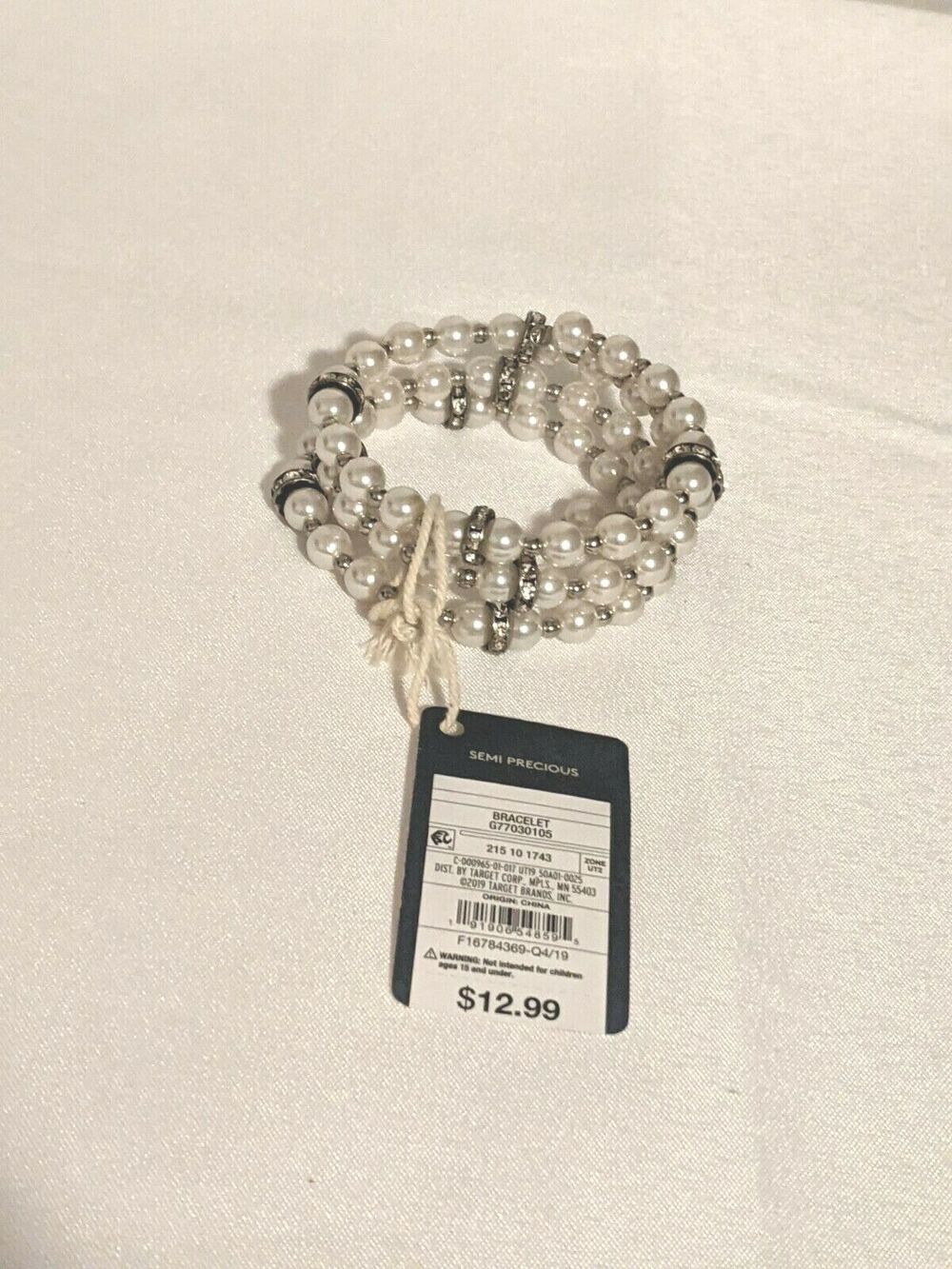 Universal Thread Goods Co Bracelet Stretch Imitation Pearl Design NEW